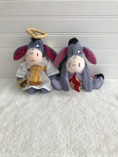 Bundle 2 Disney Christmas eeyore plush angel / star 2000 2001 7  