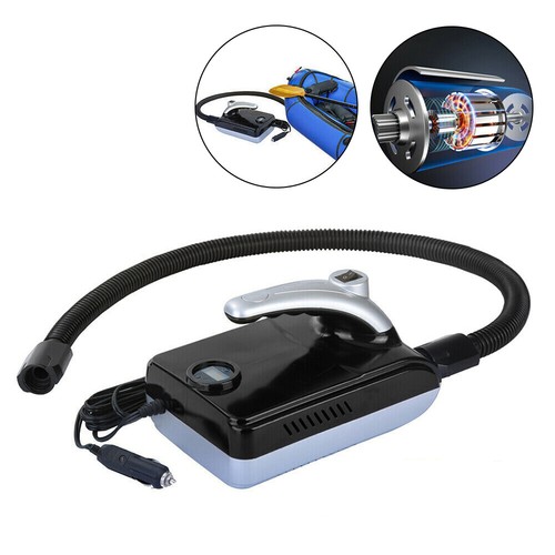 20PSI Portable Electric Air Pump for Inflatable Boat SUP Airbed Paddle Board 12V - Picture 9 of 14