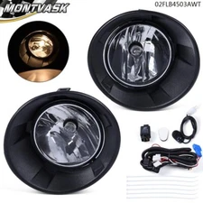 Fit For 2010-2013 Chevy Camaro Bumper Fog Lights Driving Lamps + Bulbs Complete