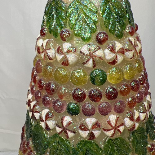 Dept 56 Glass Blown Candy Christmas Tree Lamp 17” Gumdrop Peppermint Light - Picture 5 of 13