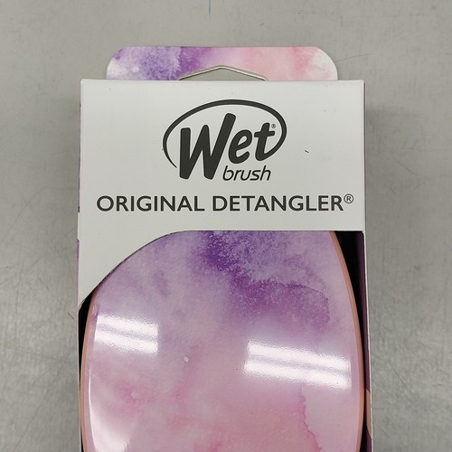 WET BRUSH (4 PACK) Original Detangler Hair Brush Pink / Purple Watermark Pattern - Picture 2 of 18