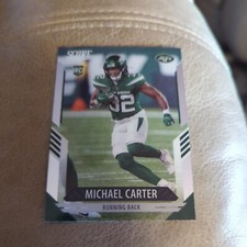 2021 PANINI CHRONICLES SCORE UPDATE RC #407 MICHAEL CARTER SILVER PRIZM