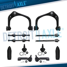 4WD Front Upper Control Arms w/Ball Joints Sway Bars Tie Rods Kit for Ford F-150