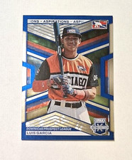 2023 Elite Extra Edition Aspirations Blue #193 Luis Garcia XRc #46/349 DPL