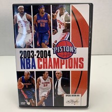 2003-2004 NBA Champions: Detroit Pistons DVD Chauncey Billups Ben Wallace Rip