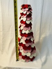 Valentine s Day Decorations Tree With Felt Hearts 18.5"