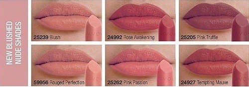 AVON True Colour Perfectly Matte Lipstick All Shades Blushed & Delicate FULLSIZE - Picture 33 of 47