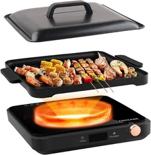 12 inch x 12 inch Induction Cooktop Burner  120V - 1200W - NEW