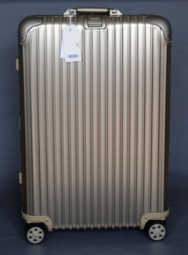 Rimowa Topas Titanium (pré-LVMH) 64-98 litres lot complet NEUF / Made in Germany - Photo 1/7