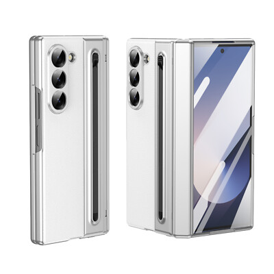 Slim Anti-Scratch Hard PC Case with Pen Holder For Samsung Galaxy Z Fold 6 5 4 3