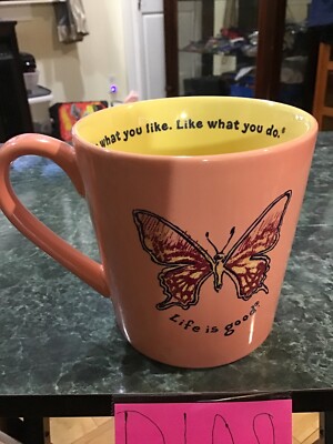 LIFE IS GOOD COFFEE MUG. DO WHAT YOU LIKE MUG. LIKE WHAT YOU DO Mug. B322