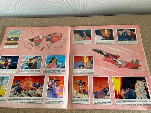 Transformers G1 1986 vintage PANINI album book complete dutch - Picture 13 of 15