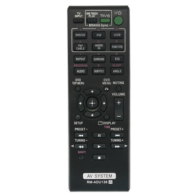 RM-ADU138 Ersatzfernbedienung fur Sony AV System DAVTZ135 HBDTZ140 DAV-TZ140