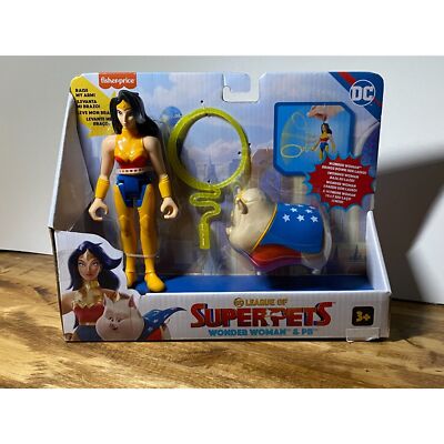 NEW* Fisher-Price DC League of Super-Pets Preschool Toys Wonder Woman & PB