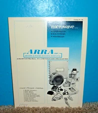 ARRA Catalog No. 80 Microwave Components Sub-Systems Assemblies Original 1980