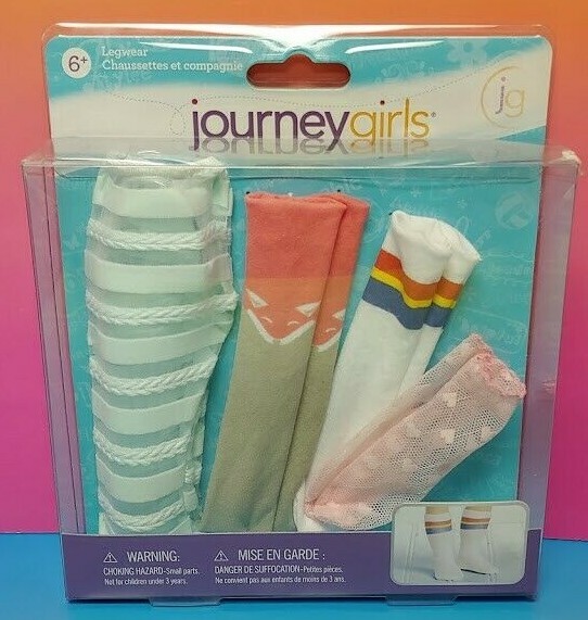 Journey Girls Legwear Socks Stockings 2017 Toys R Us - Brand New Sealed Rare!