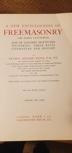 A New Encyclopedia of Freemasonry, by A. E. Waite Vol. 1 and 2 - Picture 13 of 14