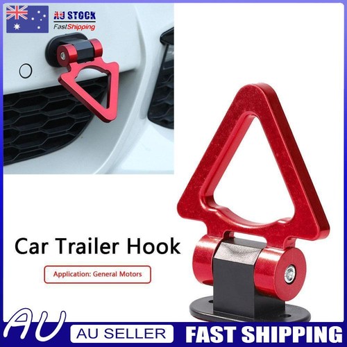 Red Folding Racing Tow Hook For 2012-2017 Hyundai Veloster – Heavy Duty Aluminum/Steel-815473