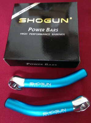 Shogun Power Bars Comp Series MTB Alu - Barends, kurz, blau, NEU, NOS, Retro