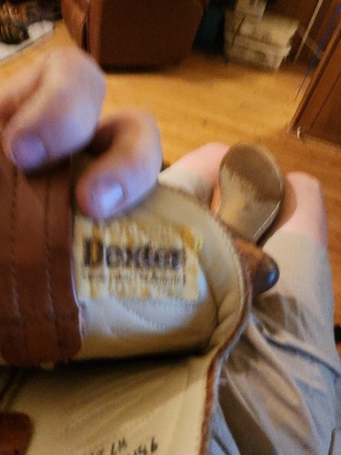 Vintage Dexter Leather Western Cowboy Boots Made In USA Size 9.5 M 738142 - Picture 12 of 13