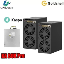 2PCS Goldshell KA Box pro 1.6T 600w Kaspa KAS Miner Asic Miner with 1500W PSU