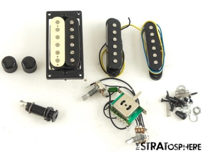 Kramer Striker Figured HSS, Alnico V SC-1 HB-1 PICKUPS POT 