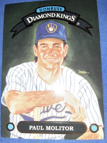Paul Molitor #DK-1 1992 Donruss Diamond Kings card