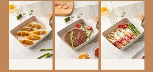 Sartén antiadherente cuadrada Tamagoki ollas utensilios de cocina Omlette - Imagen 6 de 12