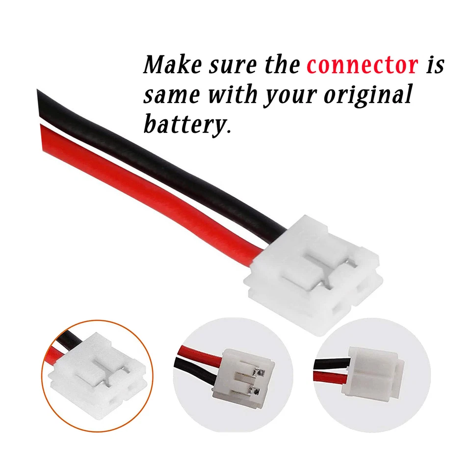 3x BT18433 BT28433 BT184342 BT284342 2.4V 500mAh NI-MH para teléfono inalámbrico Vtech Foto 2 de 4