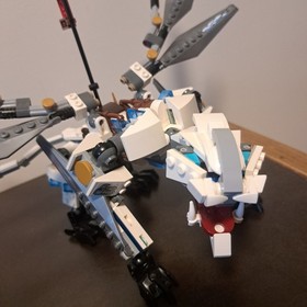LEGO Ninjago (70748) - Zane's Titanium Dragon (No Minifigures) - 97% Complete