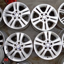 SET 4 CERCHI IN LEGA 6Jx16 5x112 ET46 MERCEDES CLASSE B W245 2005-2008 119147