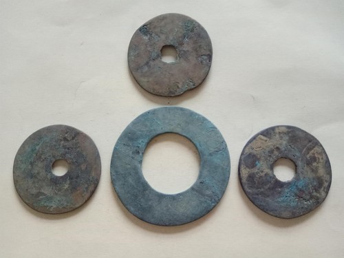4Pcs Collect Old Dynasty Chinese Bronze Coins Currency Cash - Picture 8 of 9