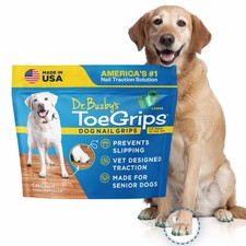 Dr Buzby's Large ToeGrips for Dogs Instant Traction on Wood/Hardwood Floors ...
