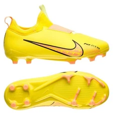 Nike Jr Zoom Vapor 15 Academy FG Yellow Strike Sunset Glow Size 5Y