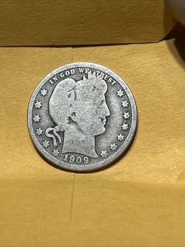 BETTER 1909-S Liberty Barber 90% Silver US Quarter *124