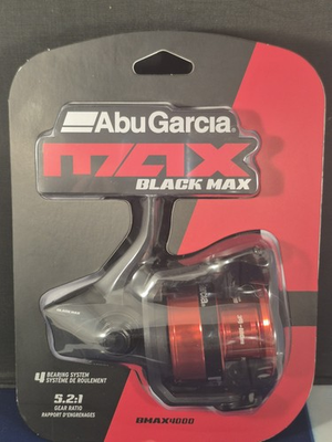 #ad NEW Abu Garcia Max Black Max BMAX4000 Fishing Spinning Reel $39.00