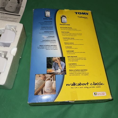 TOMY MINI-WALKABOUT Portable Baby Monitor with Night Light - Picture 7 of 7