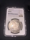 1883-CC Morgan Dollar $1 MS63 Graded by NGC