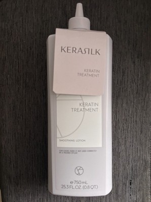 KERASILK Keratin Treatment Smoothing Lotion 25.3 FL. Oz., 750mL NEW
