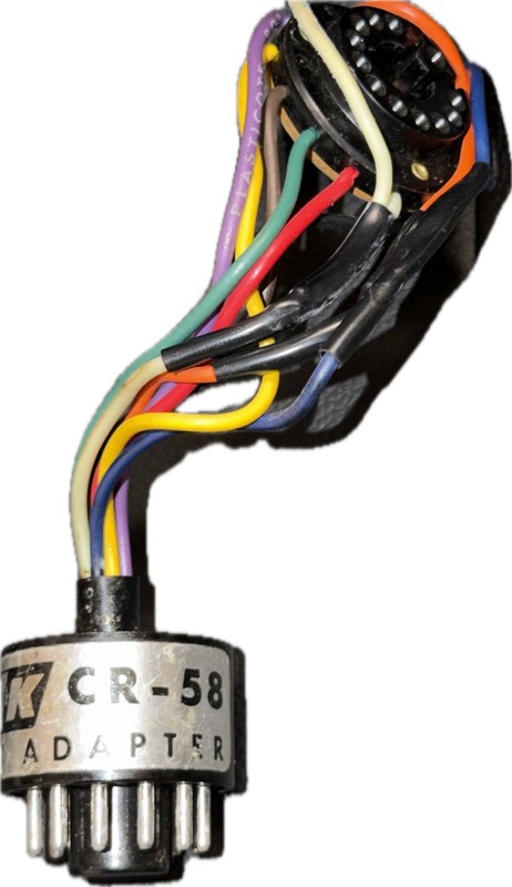 B&K CR-58 CRT Tester Socket Adapter