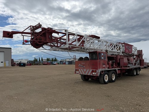 Cooper 12-38 Double Well Service Rig Derrick Detroit Diesel Automatic bidadoo