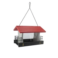 Woodlink 24465 Wild Bird Plastic Ranch Seed and Suet Bird Feeder 8.75 H in.