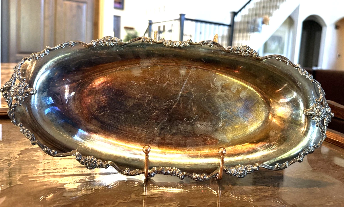Pairpoint Silver In Antique Us Silver-Plated Platters & Trays for