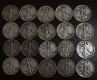 20 Walking Liberty Half Dollars Nice Coins 90% Silver......Lot 4909