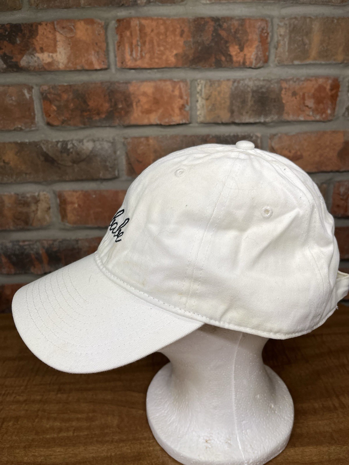 Babe Embroidered Cursive Script Logo White Strapb… - image 3