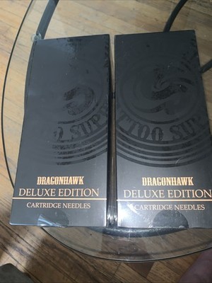 Box of 50 Dragonhawk Deluxe Edition Tattoo Cartridge Needles - 1005RL Lot Of 2