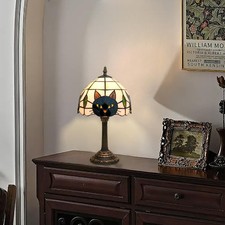 Black Cat Table Lamp   Cute Bedroom  Desk Decor