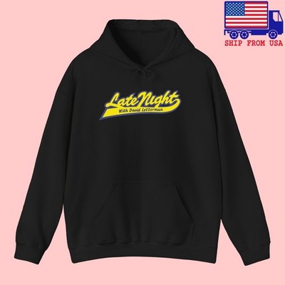 Late Night with David Letterman Black Size S-3XL