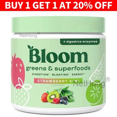 Bloom Nutrition Super Greens Powder Smoothie&Juice Mix Probiotic- for Digest