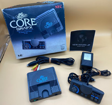 NEC PC Engine Core Grafx Console Boxed set Tested Working NTSC-J